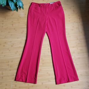 Red dressy pants